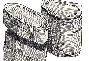 Endangered bamboo boxes