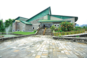 The museum side of Pokhara