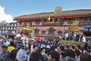 Arresting Indra in Kathmandu