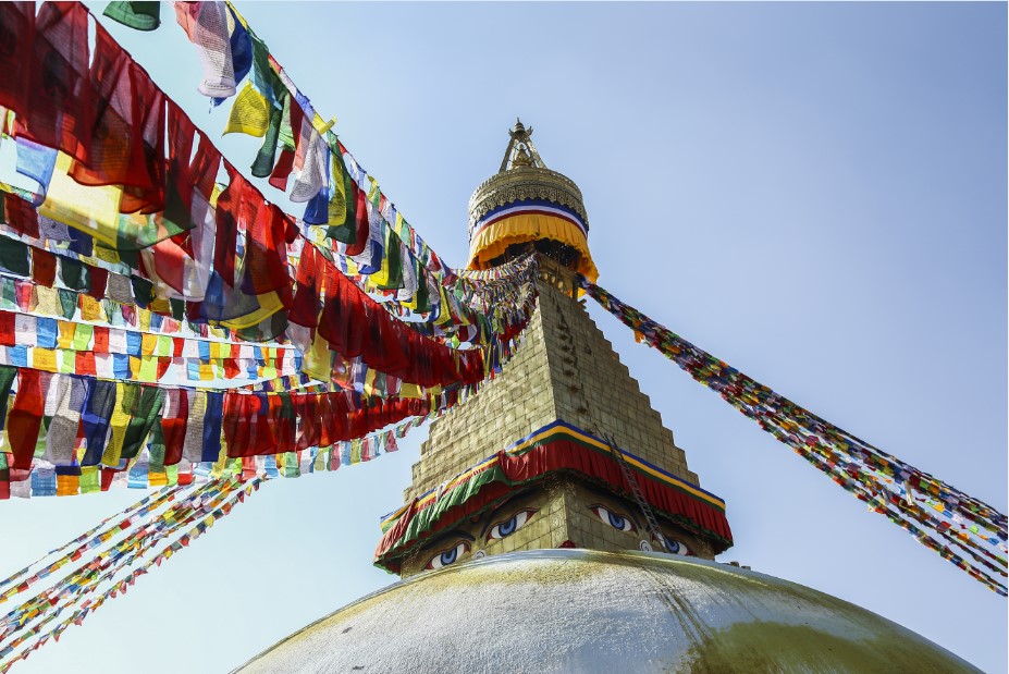 Studying Buddhism in Boudhanath