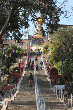 How Many Steps to Swayambhu?